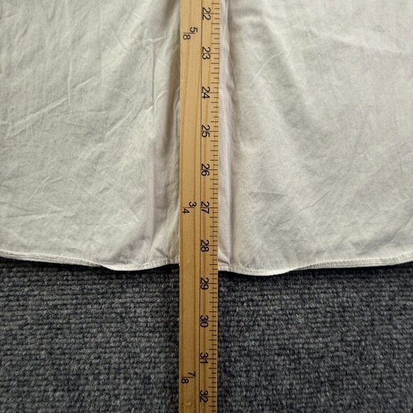 Massimo Dutti Men White Tessuto Italiano Long Sleeve Button Up Shirt Size 17 - Picture 3 of 15